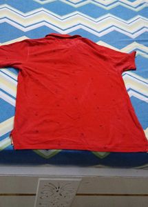 Red Hollister Polo Shirt (XXL)