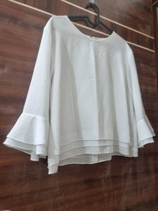 White Layered Top