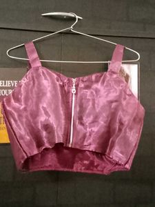Jimmy Choo Magenta Purple Blouse