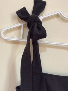 Little Black Dress with Tie Straps