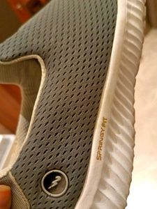 Campus Men's Grey Slip-On Shoes