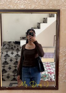 brown top