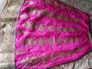 pink and blue halfsaree /lehenga