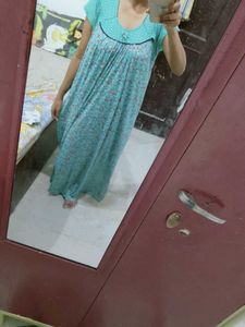 Navy Blue Floral Print Maxi