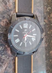 Men's Black Analog Watch