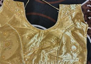 Embellished Golden Blouse