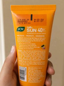 JOY Hello SUN Sunblock &amp; Anti-Tan Lotion SPF 40