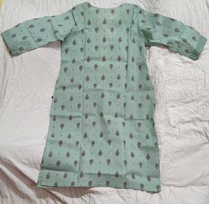 Avaasa Light Green Printed Kurta