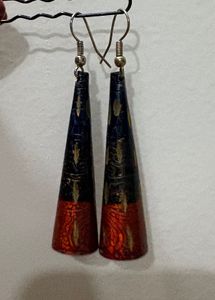 Unique Tapered Conical Earrings