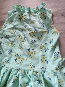 Cute Floral Print Cotton Dresses 3