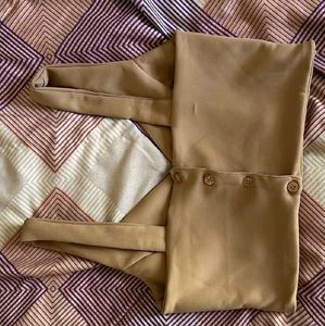 Solid Tan Crop Top