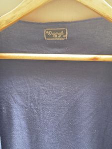 Blue Open Front Cardigan
