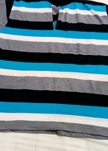 Striped Polo T-Shirt