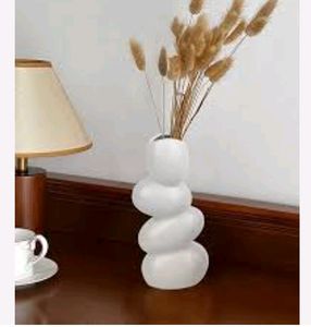 2 Sculptural Ceramic Vase