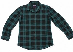Green &amp; Black Plaid Men's Shirt