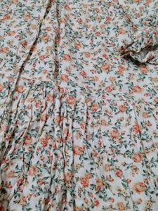 Chic Floral Print Midi Dress