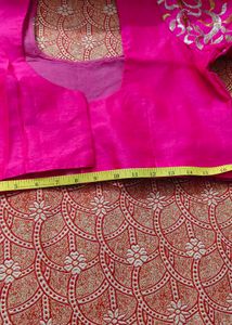 Saree WithDesigner Embroidered Blouse