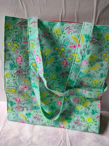 Cute Floral Print Tote Bag