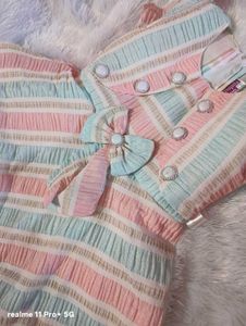 Cute Striped Baby Girl Dress