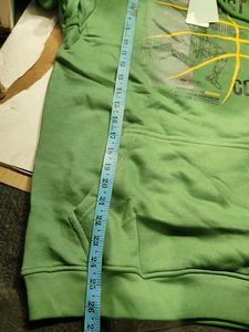 Green "Just Be Cool" Graphic Hoodie