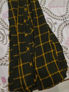 Chic Checked Kurti 🍂