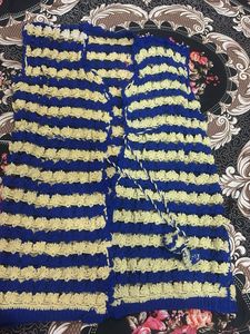 Handmade Blue & Yellow Striped Vest
