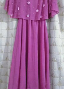 Beautiful Sequence Pattern Dress For 10-12 Girls