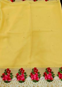 New chiffon Saree