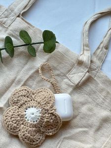 Handmade Crochet Flower AirPods Case Cover
