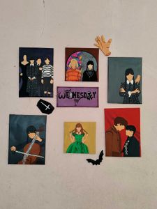Wednesday Inspired Handmade Art Collection