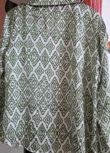 Zara Printed Button-Down Shirt