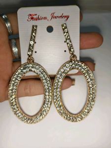 Fashion Jewelry Oval Earrings