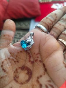 Sterling Silver Unicorn Heart Pendant