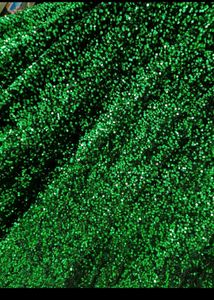 Sparkling Green Sequin Lehenga Choli Set
