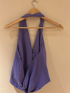 Chic Purple Halter Top