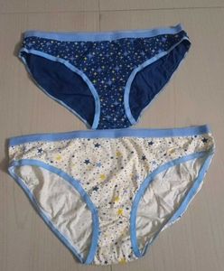 Cute Star Print Panties - Pack of 2