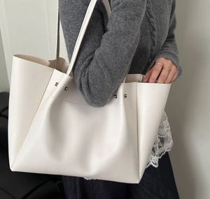 Chic White Tote Bag