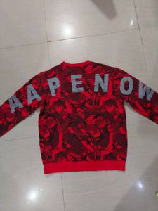 Aape now Camo Print Sweatshirt
