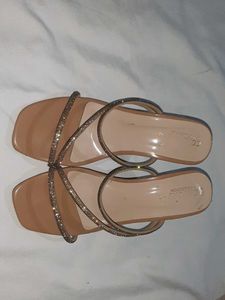 Sparkly Strappy Heeled Sandals