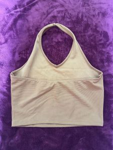 Tan Halter Top