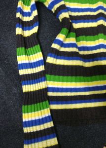 Striped Knit Cardigan