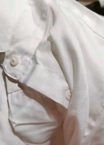 Classic White Button-Up Shirt