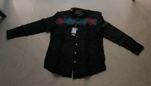 Stylish Black Printed Shirt