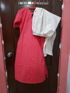 Chikenkari kurta with pant