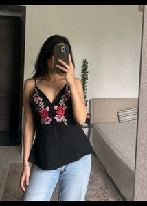 Vintage Embroidered Cami Top
