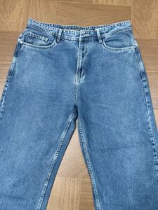 Roadster Mens Wide Leg Blue Denim Jeans