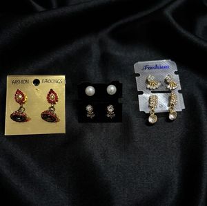 Set of 5 Pairs Fashion Earrings