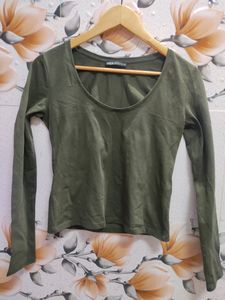Green Zara s size top for women