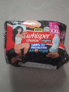 Whisper Choice Nights XXL Pads