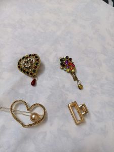 Earrings &amp; Hair Clips Bundle